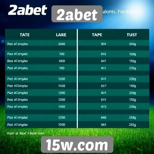 Comparativo entre 2abet e concorrentes no mercado